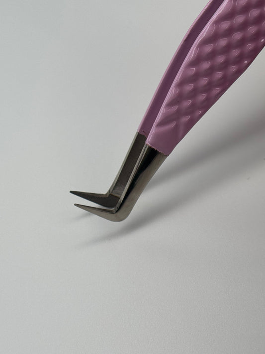 90 degree boot tweezers (fiber tip)